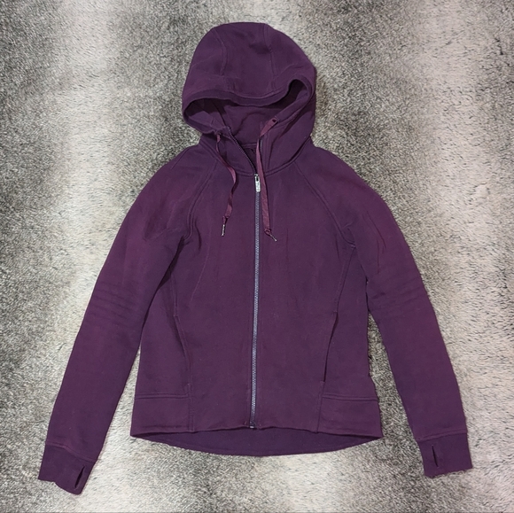 Lululemon Fleece Please Hoodie Purple Women's 4 - Picture 5 of 12